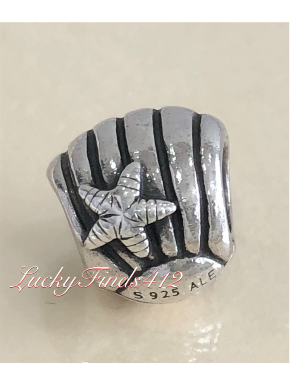 Authentic Pandora Seashell Charm Retired - Picture 3 of 5